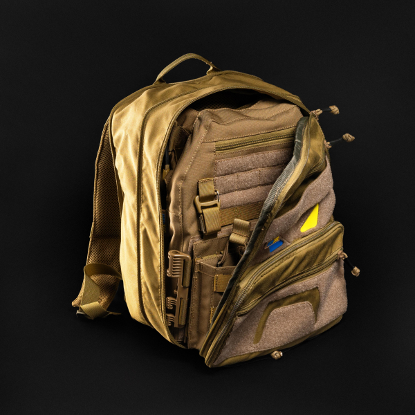 Assault backpack for plate carrier (Coyote)
