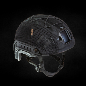 Cover for ballistic helmet (Black)