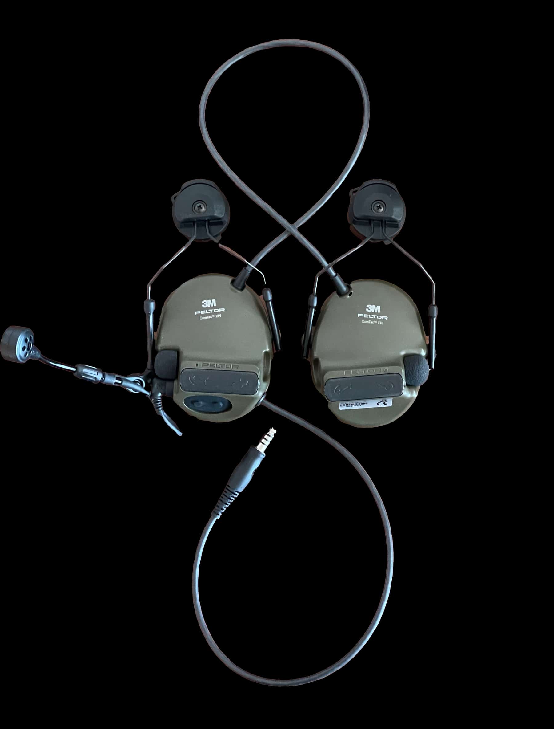 Peltor Sporttac Electronic Ambient Listening Headset Folding Headband, Black MT16H210F-SV - 1